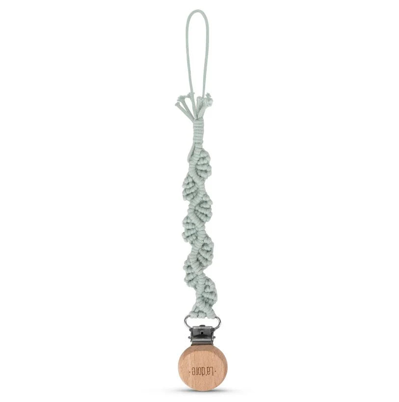 Adora Ivy Pacifier Clip - Graphite