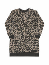 Load image into Gallery viewer, Limited Edition Leopard Knit Dress - Grey