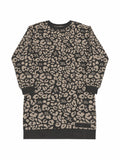Limited Edition Leopard Knit Dress - Grey