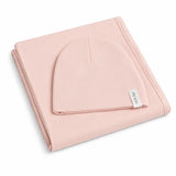 Ely's & Co Jersey Swaddle and Pull-on Hat - 3M - Pink