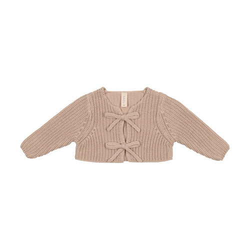 Lil Legs Chunky Knit Shrug Petal