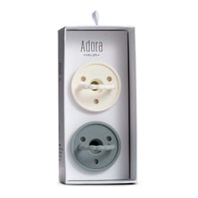 Load image into Gallery viewer, Adora Classic Pacifier Set - Graphite Vanilla