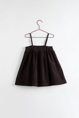 Please Mom Cocoa Corduroy Dress