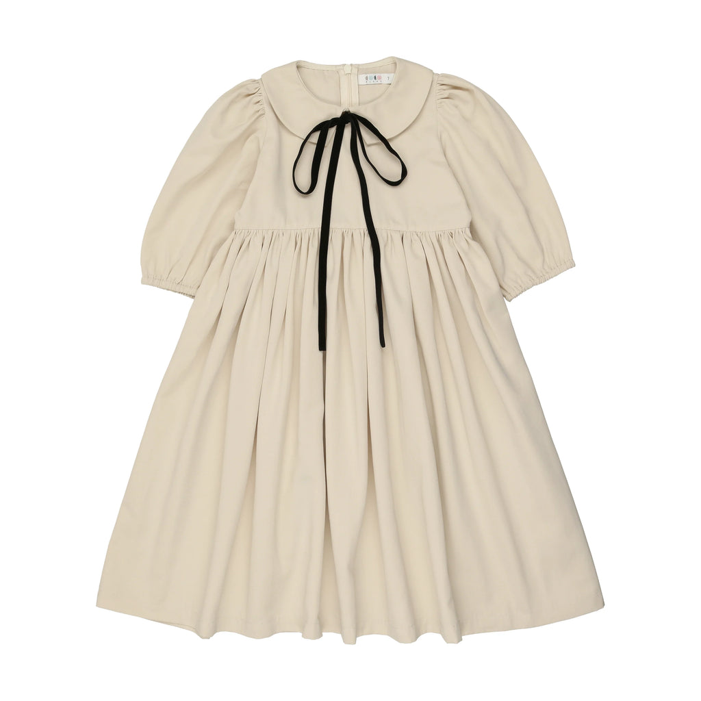 Coco Blanc Structured Dress Taffeta - Cream