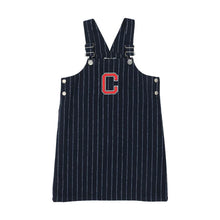 Load image into Gallery viewer, Coco Blanc Navy Pinstripe Jumper