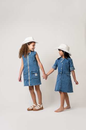 Birnham On The Sea Pocket Jumper - Denim