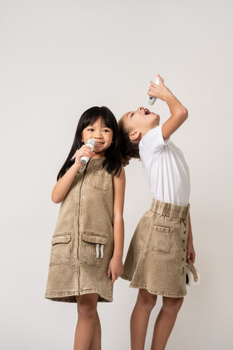 Birnham On The Sea Pocket Jumper - Desert Denim