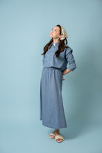 Load image into Gallery viewer, Birnham On The Sea Teen Skirt - Stonewash Denim