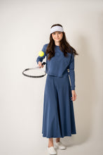 Load image into Gallery viewer, Birnham On The Sea Teen A-Line Skirt - English Blue