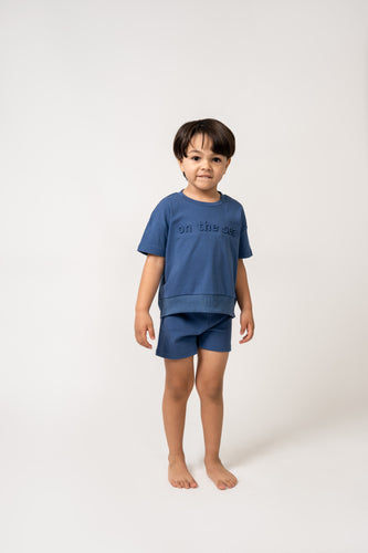 Birnham On The Sea Boys Shorts - English Blue