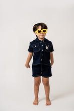 Load image into Gallery viewer, Birnham On The Sea Boys Shorts - Indigo