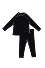 Load image into Gallery viewer, Bee &amp; Dee Contrast Ribbed Loungewear-Black Contrast