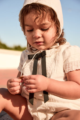 Little Parni Evening Bonnet - White