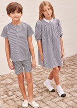 Load image into Gallery viewer, Little Parni K404 Boy&#39;s Striped Shirt - Black/White