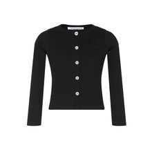Load image into Gallery viewer, Little Parni Rhinestone Cardigan (K545) - Black
