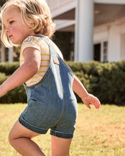 Load image into Gallery viewer, Little Parni Wide Striped Onesie (K617) - Yellow/Ivory