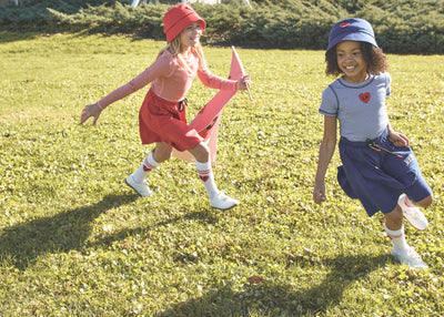 Little Parni Striped T-shirt (K622) - Coral/Pink (Long Sleeve)