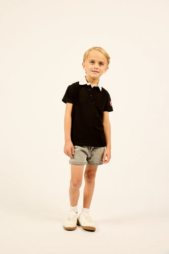 Little Parni Boys Est Polo K513 - Black
