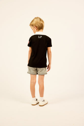 Little Parni Boys Est Polo K513 - Black