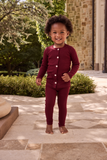 Little Parni Toddler Rhinestone Set (K546) - Burgundy