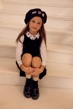 Load image into Gallery viewer, Little Parni Velour Short Jumper (K540) - Black