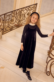 Little Parni Velour Maxi Jumper (K541) - Black