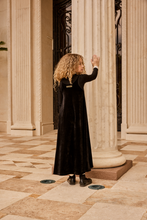 Load image into Gallery viewer, Little Parni Velour Maxi Jumper (K541) - Black