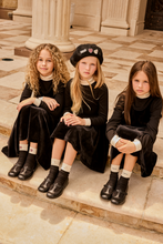 Load image into Gallery viewer, Little Parni Velour Short Jumper (K540) - Black