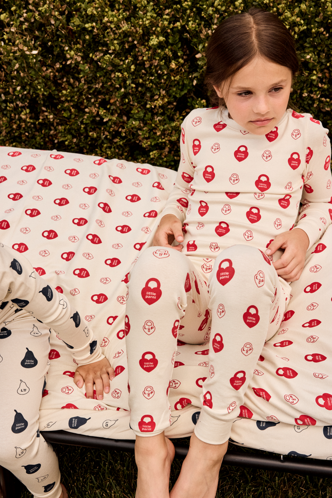 Little Parni Signature Pajamas (PJ98) - Red Final sale