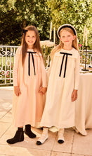 Load image into Gallery viewer, Little Parni Taffeta Maxi Bow Jumper (K560) - Ivory