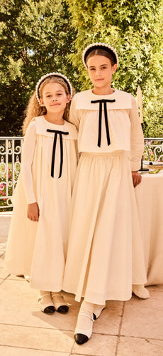 Little Parni Teen Evening Shirt (K558) - Ivory