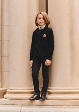 Load image into Gallery viewer, Little Parni Velour Blazer K446 - Black