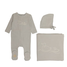 Load image into Gallery viewer, Mon Tresor Corded Charms Layette Set - Blue Dawn