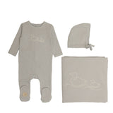 Mon Tresor Corded Charms Layette Set - Blue Dawn