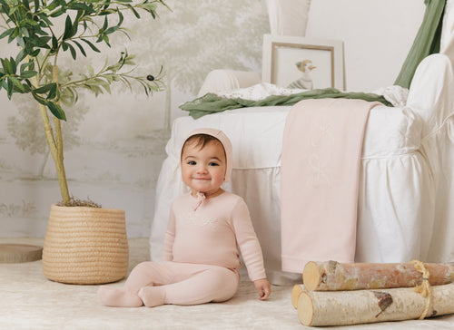 Mon Tresor Corded Charms Layette Set - Orchid Pink