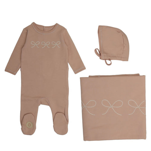 Mon Tresor Corded Charms Layette Set - Orchid Pink