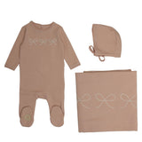 Mon Tresor Corded Charms Layette Set - Orchid Pink