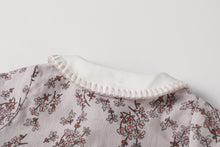 Load image into Gallery viewer, Nou Nelle Corduroy Floral Shirt and Suspender Pants