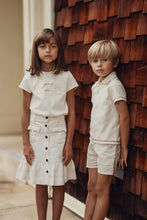 Load image into Gallery viewer, Cottier White Beau Tee - Long Sleeves