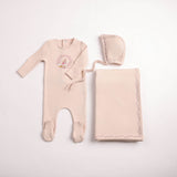 Bee & Dee Cradle Scene Layette Set - Champagne Pink