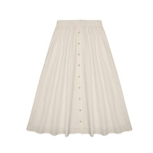 Load image into Gallery viewer, Little Tempest Cream Teens Buttoned Taffeta Maxi Shirt and Skirt Set