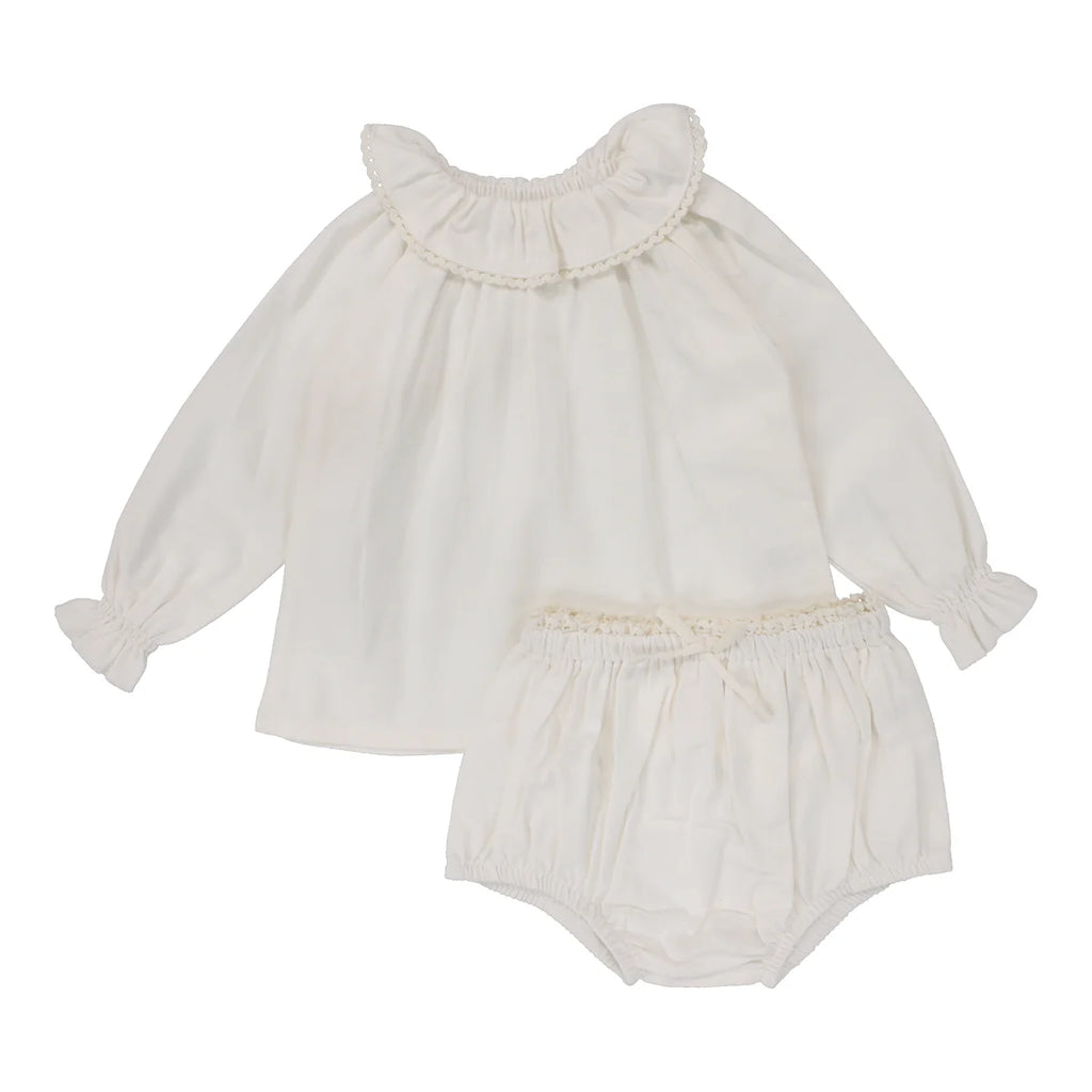 Lil Legs Toddler Girls Set - Cream