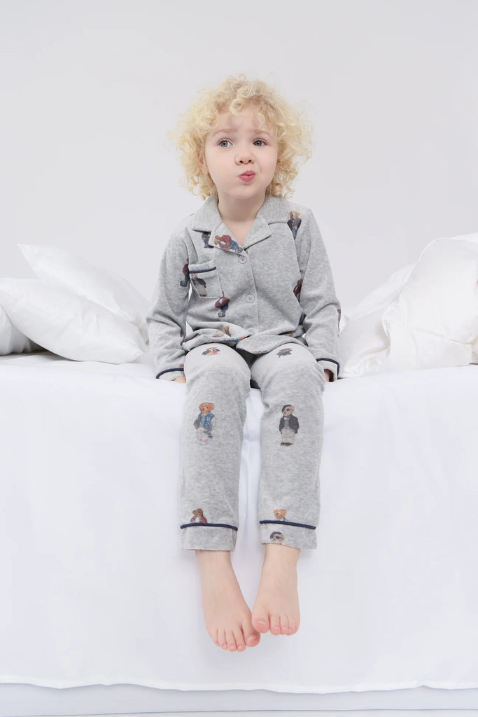 Crew Bear Lounge Set - Navy