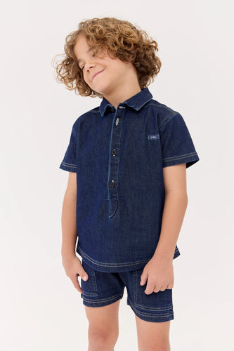 Crew Kids Blue Roe Tee