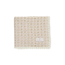 Load image into Gallery viewer, Bebe Organic Crochet Blanket - Taupe Retro