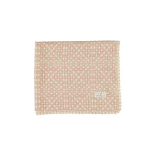 Load image into Gallery viewer, Bebe Organic Crochet Blanket SS26 - Faded Rose