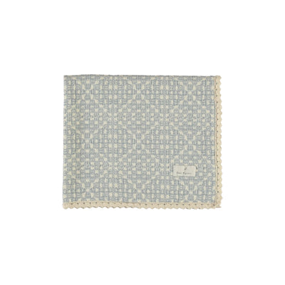 Bebe Organic Crochet Blanket SS26 - Sky Blue