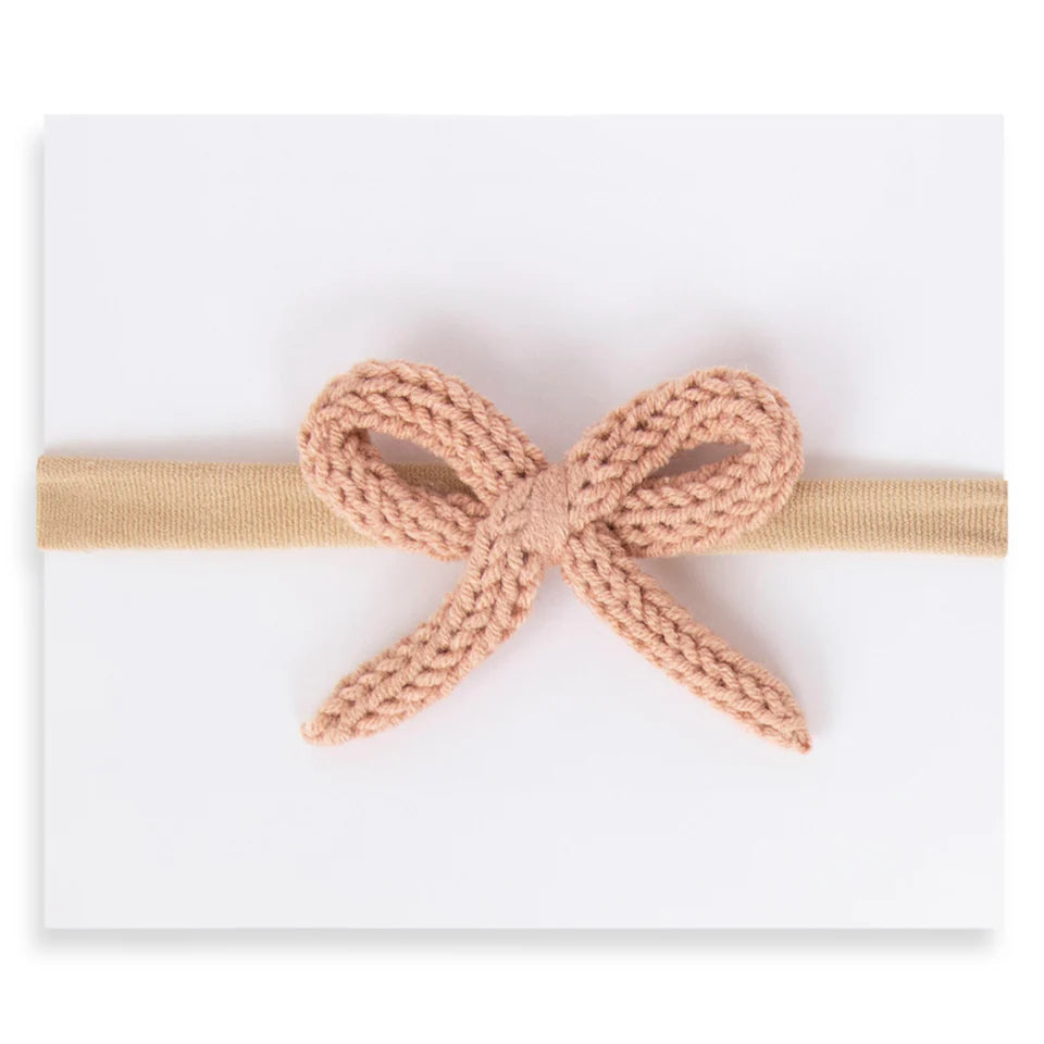 Adora Crochet Mini Headband - Rosebud