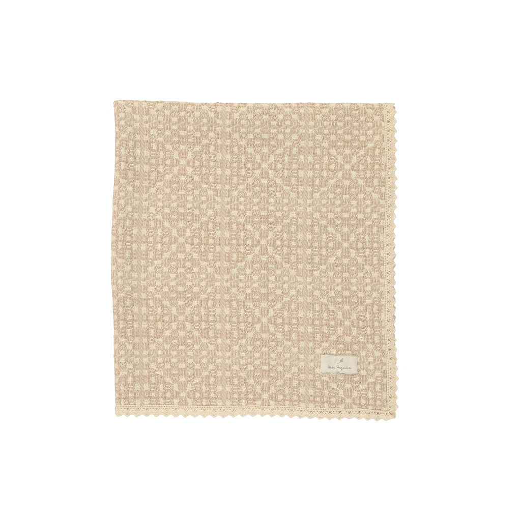 Bebe Organic Crochet Blanket SS26 - Taupe