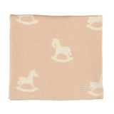 Bebe Organic Cuddle Horse Blanket - Faded Rose